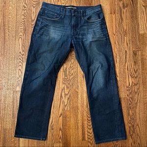 Express Men - Blake Loose Fit Straight Leg Jeans